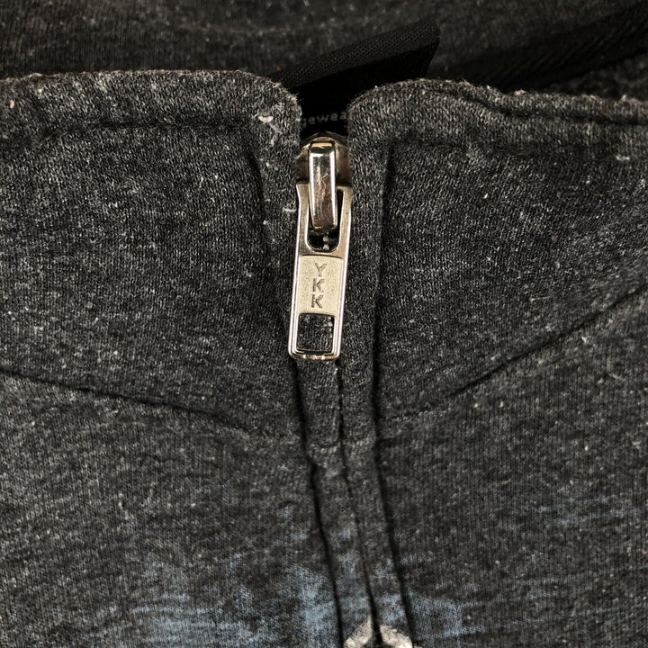 Harley-Davidson Full Zip Sweatshirt, Men's Size L cotton gray type Vintage Second Hand