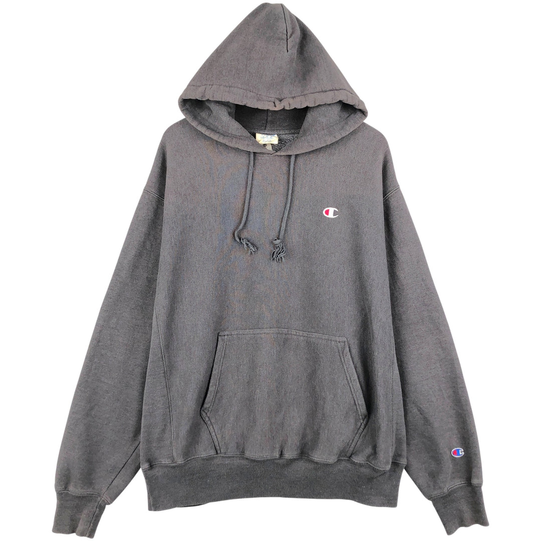 Champion REVERSE WEAVE Reverse Weave Sweat Pullover Hoodie Men's XL cotton Charcoal Vintage Second Hand