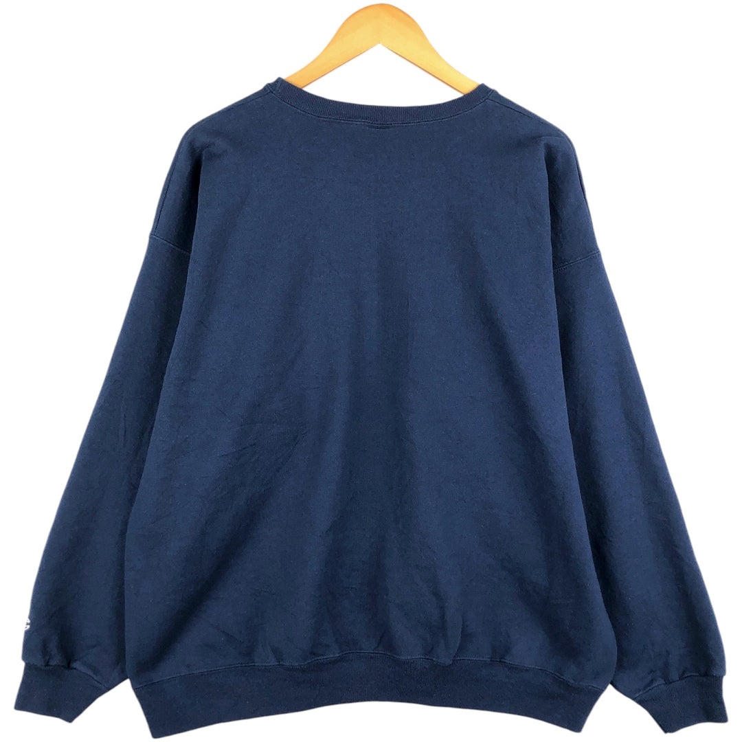 Champion Authentic Athletic Apparel MLB Cleveland Indians Print Sweatshirt cotton navy blue type Vintage Second Hand