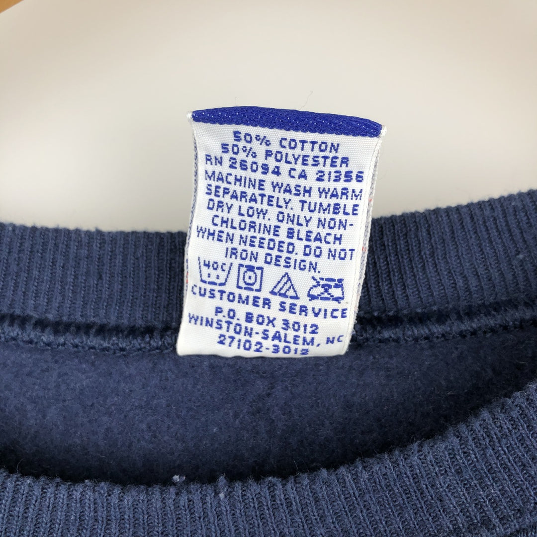 Champion Authentic Athletic Apparel MLB Cleveland Indians Print Sweatshirt cotton navy blue type Vintage Second Hand