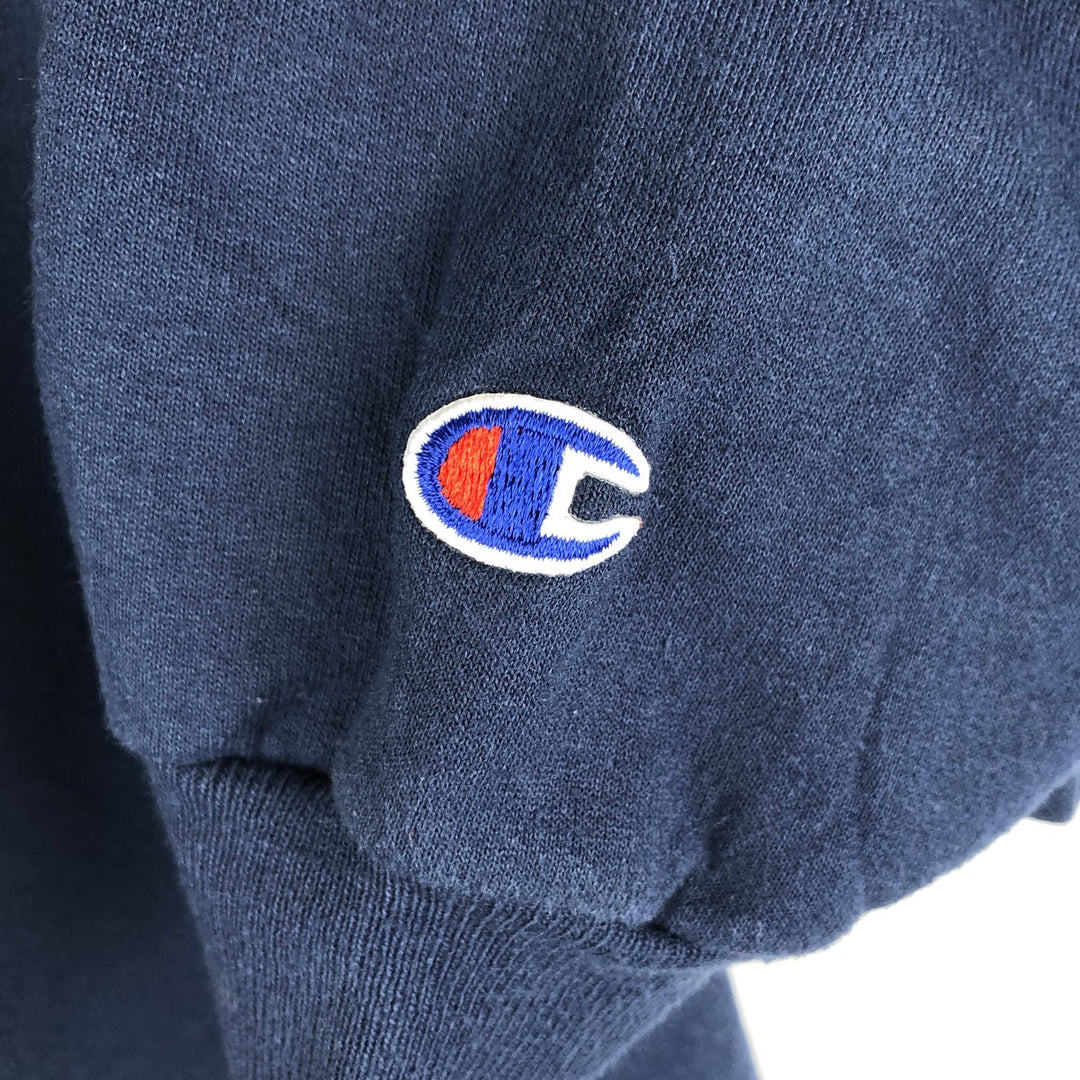 Champion Authentic Athletic Apparel MLB Cleveland Indians Print Sweatshirt cotton navy blue type Vintage Second Hand