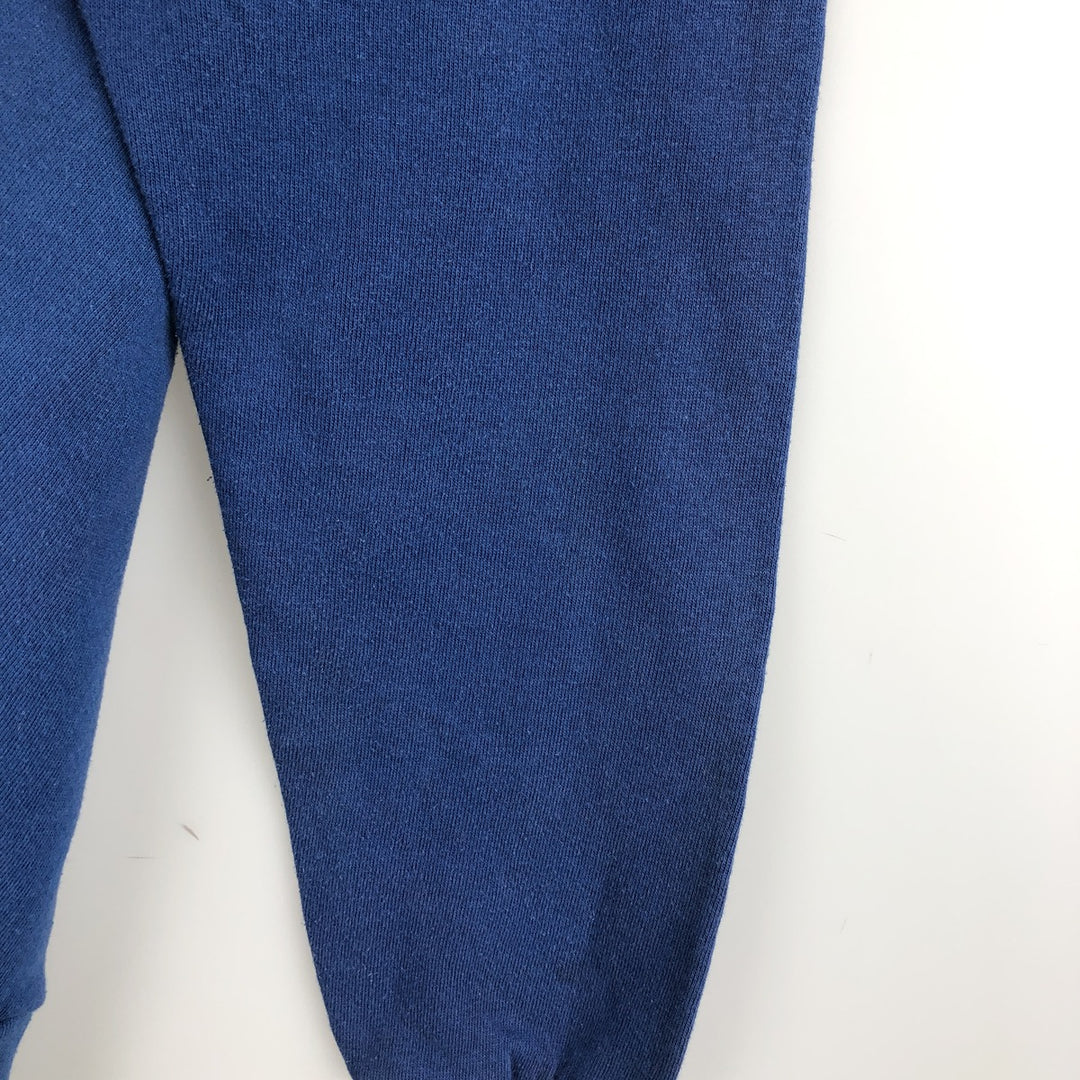 Vintage 80s-90'S Jerzees printed sweatshirt, sweatshirt, made in USA, men's XL size cotton blue type Vintage Second Hand