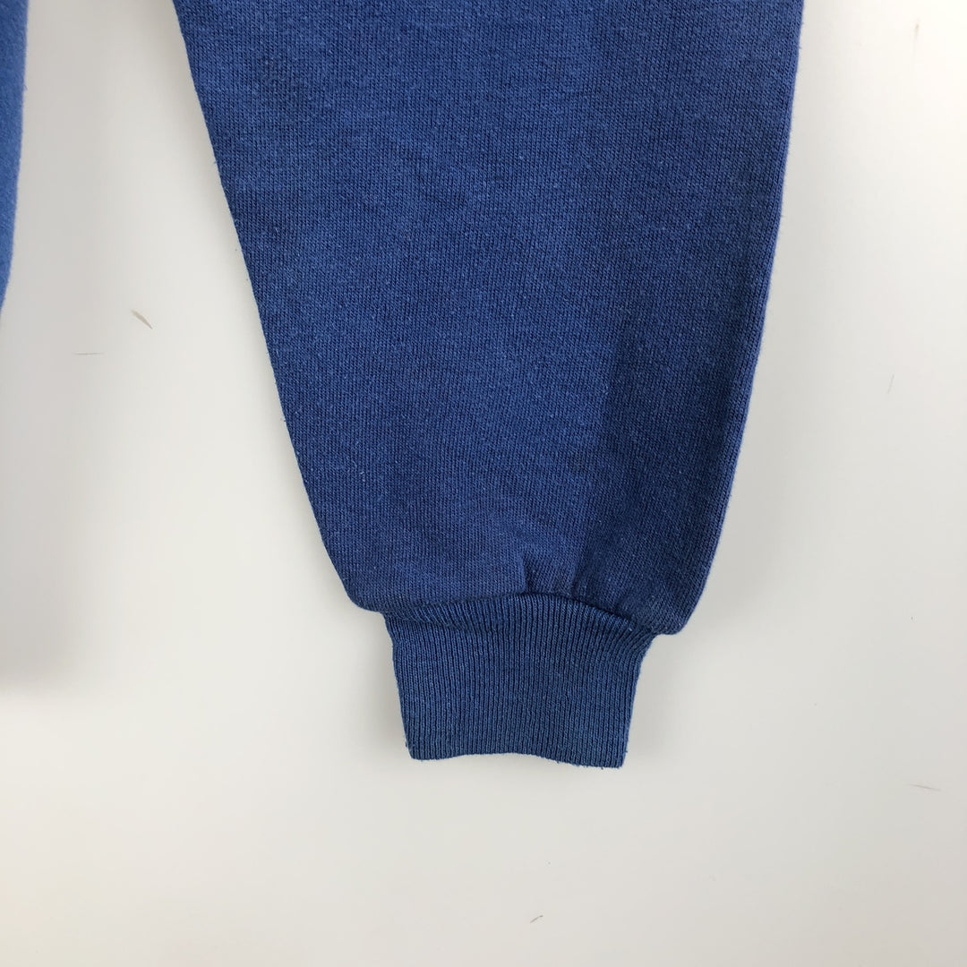 Vintage 80s-90'S Jerzees printed sweatshirt, sweatshirt, made in USA, men's XL size cotton blue type Vintage Second Hand