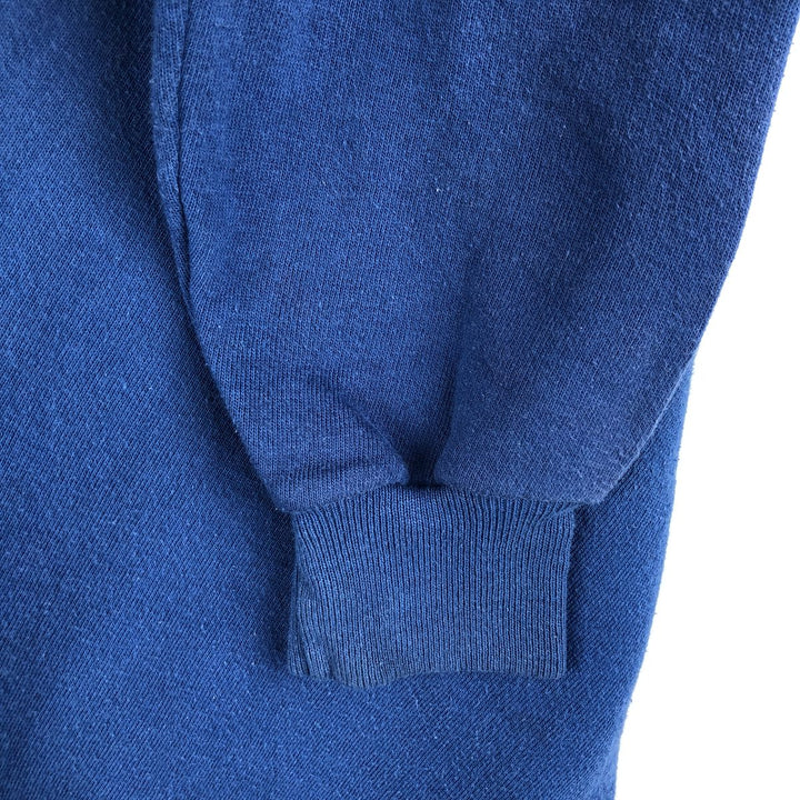 Vintage 80s-90'S Jerzees printed sweatshirt, sweatshirt, made in USA, men's XL size cotton blue type Vintage Second Hand