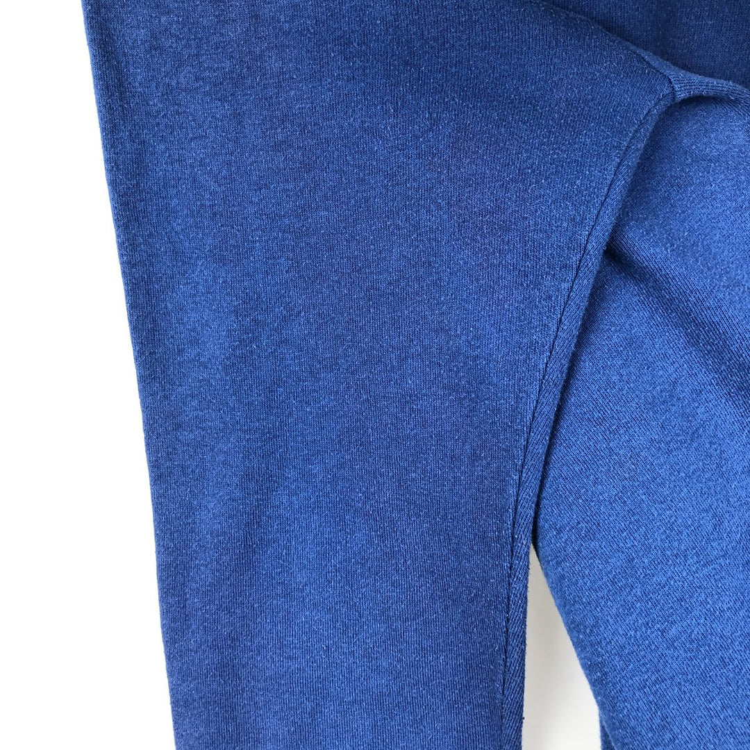Vintage 80s-90'S Jerzees printed sweatshirt, sweatshirt, made in USA, men's XL size cotton blue type Vintage Second Hand