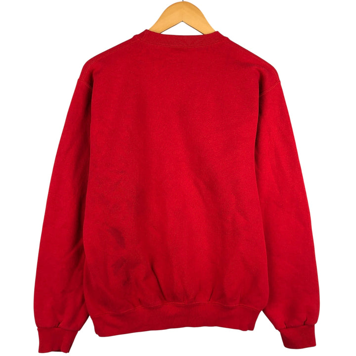 Vintage SANTEE frog pattern print sweatshirt, made in the USA, men's size M. cotton red type Vintage Second Hand
