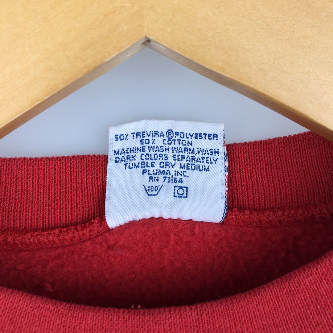 Vintage SANTEE frog pattern print sweatshirt, made in the USA, men's size M. cotton red type Vintage Second Hand