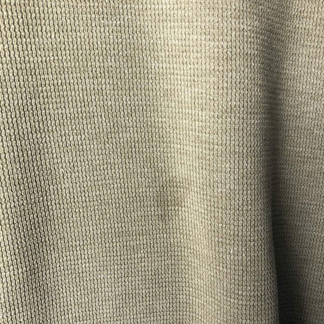 Ralph Lauren POLO RALPH LAUREN Thermal Ron T Waffle Men's L size cotton Khaki type Vintage Second Hand