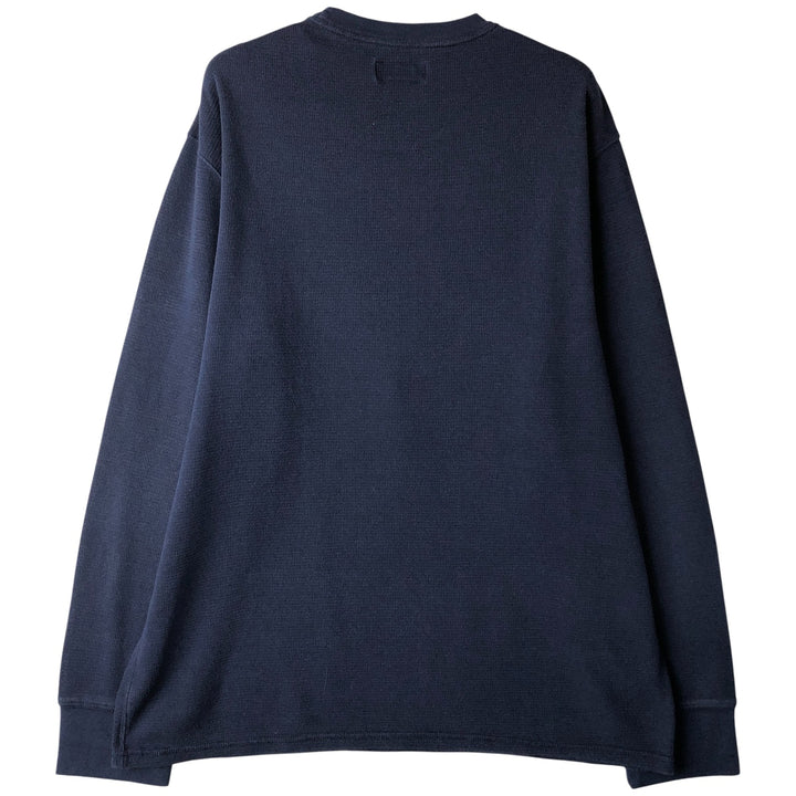 Ralph Lauren POLO RALPH LAUREN SLEEPWEAR Thermal Long T-Shirt, Men's XL cotton navy blue type Vintage Second Hand