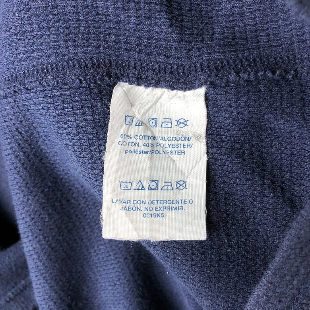 Ralph Lauren POLO RALPH LAUREN SLEEPWEAR Thermal Long T-Shirt, Men's XL cotton navy blue type Vintage Second Hand