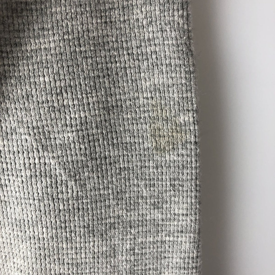 Ralph Lauren POLO RALPH LAUREN Thermal Ron T Waffle Men's L size cotton gray type Vintage Second Hand