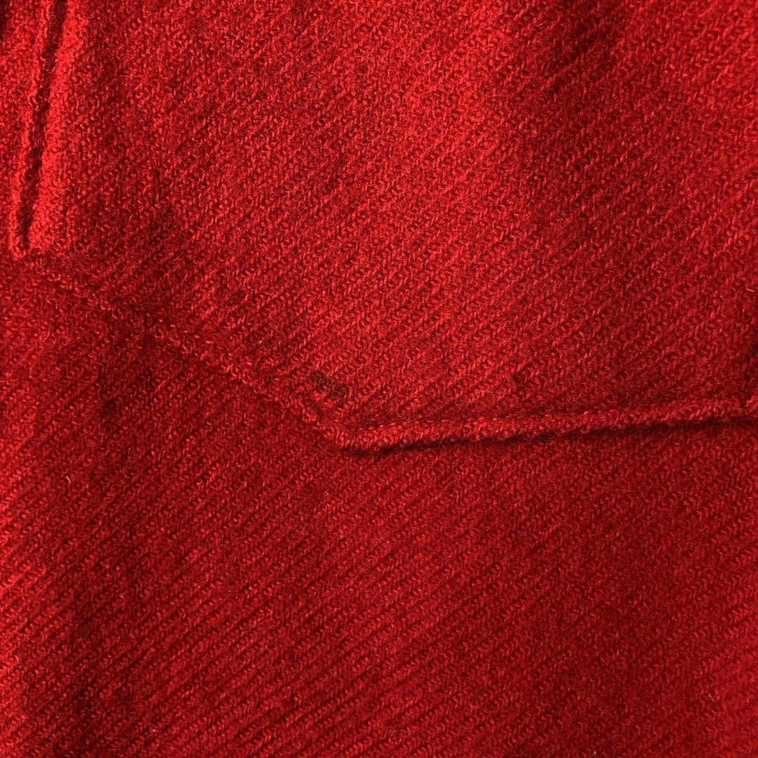 Vintage 1950'S Woolrich wool shirt, size L, men's cotton red type Vintage Second Hand