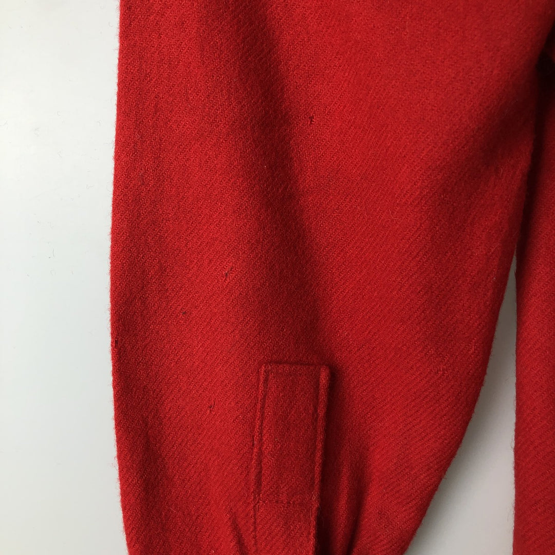 Vintage 1950'S Woolrich wool shirt, size L, men's cotton red type Vintage Second Hand