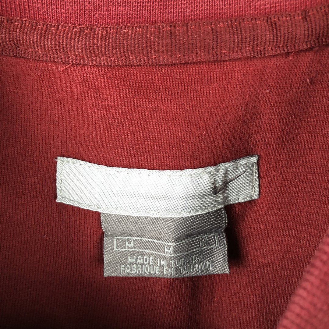 00'S Nike One Point Logo Sweatshirt Trainer Men's M size cotton red type Vintage Second Hand