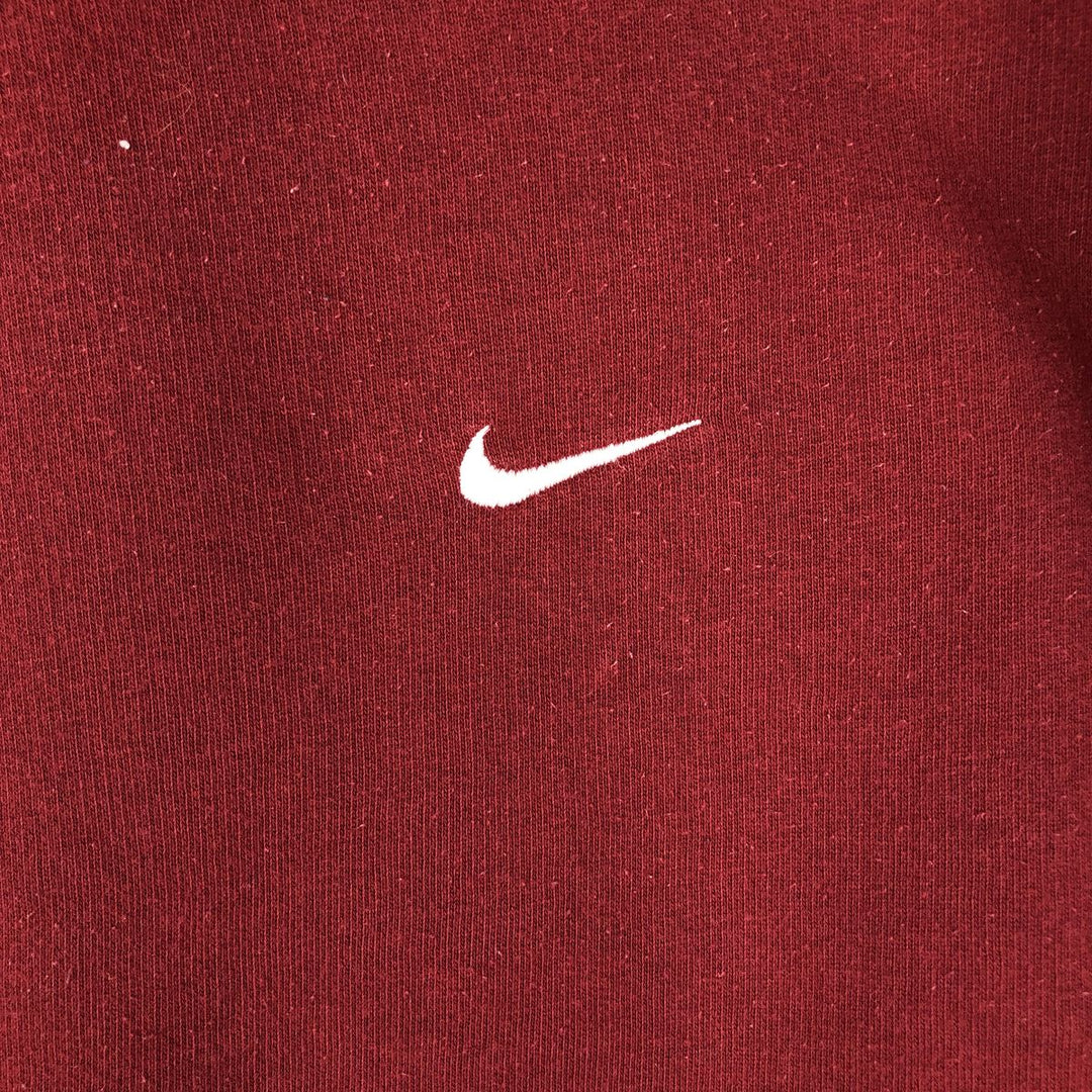 00'S Nike One Point Logo Sweatshirt Trainer Men's M size cotton red type Vintage Second Hand