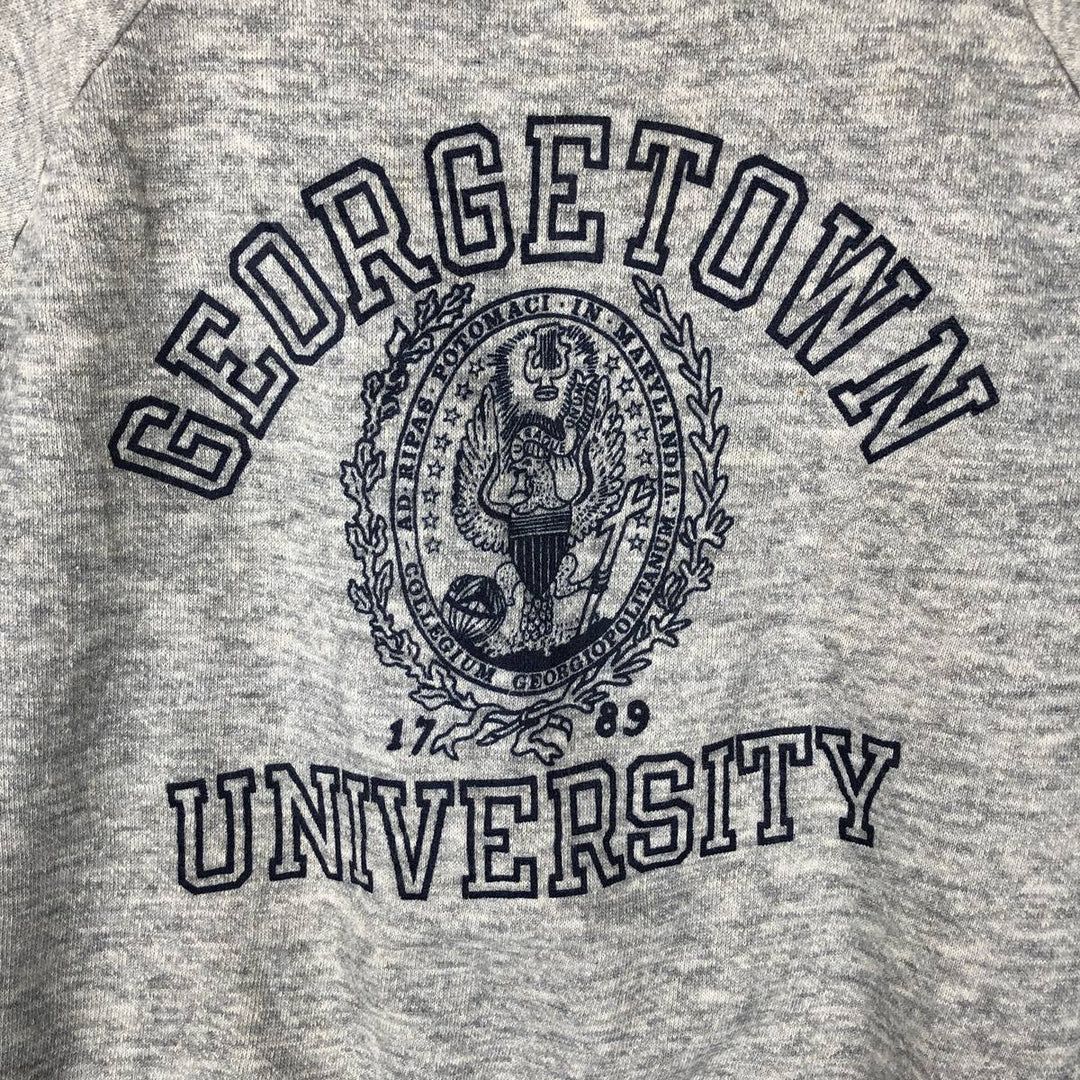 Vintage 1980'S Champion Trico Tag triple print college sweatshirt, made in the USA, size M. cotton gray type Vintage Second Hand