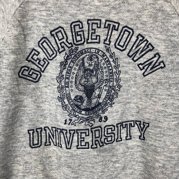 Vintage 1980'S Champion Trico Tag triple print college sweatshirt, made in the USA, size M. cotton gray type Vintage Second Hand