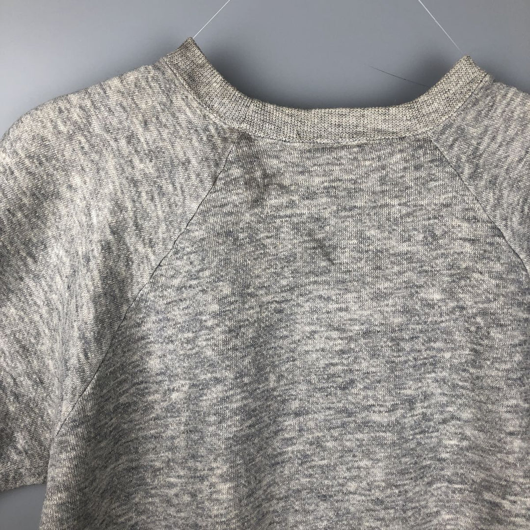 Vintage 1980'S Champion Trico Tag triple print college sweatshirt, made in the USA, size M. cotton gray type Vintage Second Hand