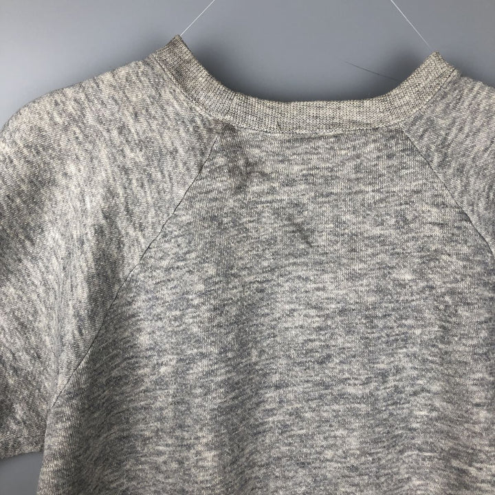 Vintage 1980'S Champion Trico Tag triple print college sweatshirt, made in the USA, size M. cotton gray type Vintage Second Hand