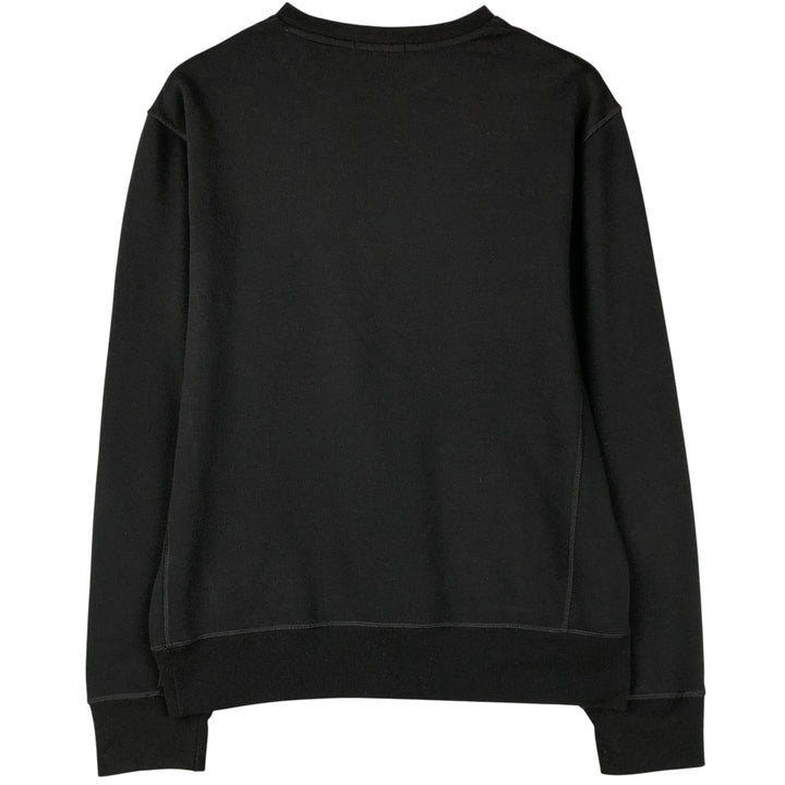 Ralph Lauren POLO SPORT logo sweatshirt, men's size M polyester black type Vintage Second Hand