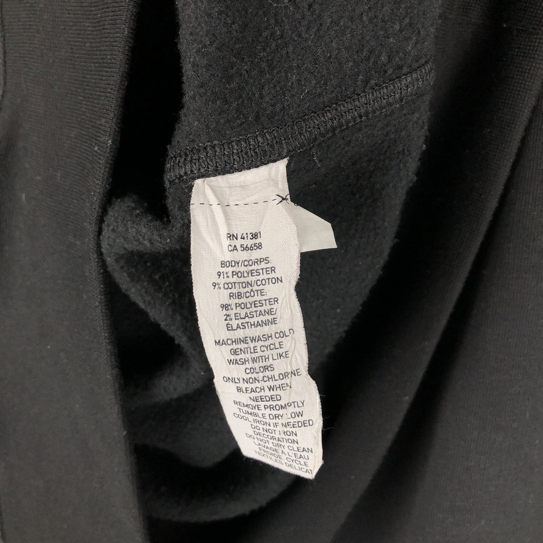 Ralph Lauren POLO SPORT logo sweatshirt, men's size M polyester black type Vintage Second Hand