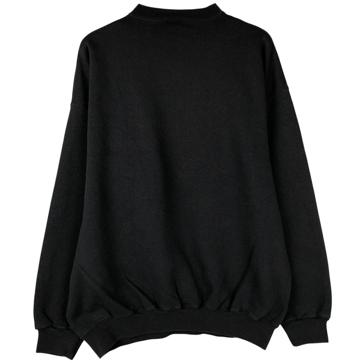 Vintage 90'S Tartex Super Weight Eagle Pattern Animal Print Sweatshirt, Men's Size XL cotton black type Vintage Second Hand