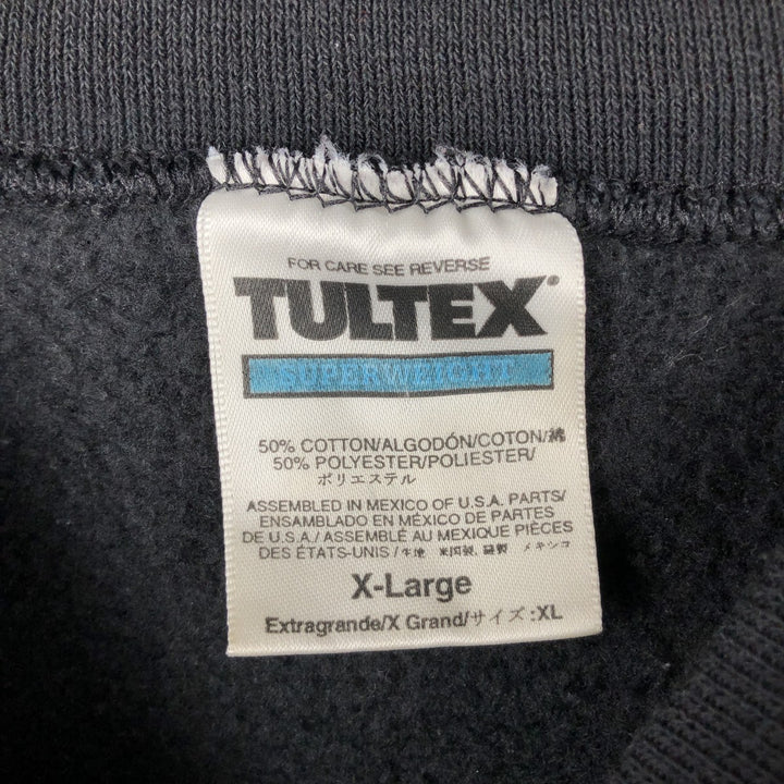 Vintage 90'S Tartex Super Weight Eagle Pattern Animal Print Sweatshirt, Men's Size XL cotton black type Vintage Second Hand