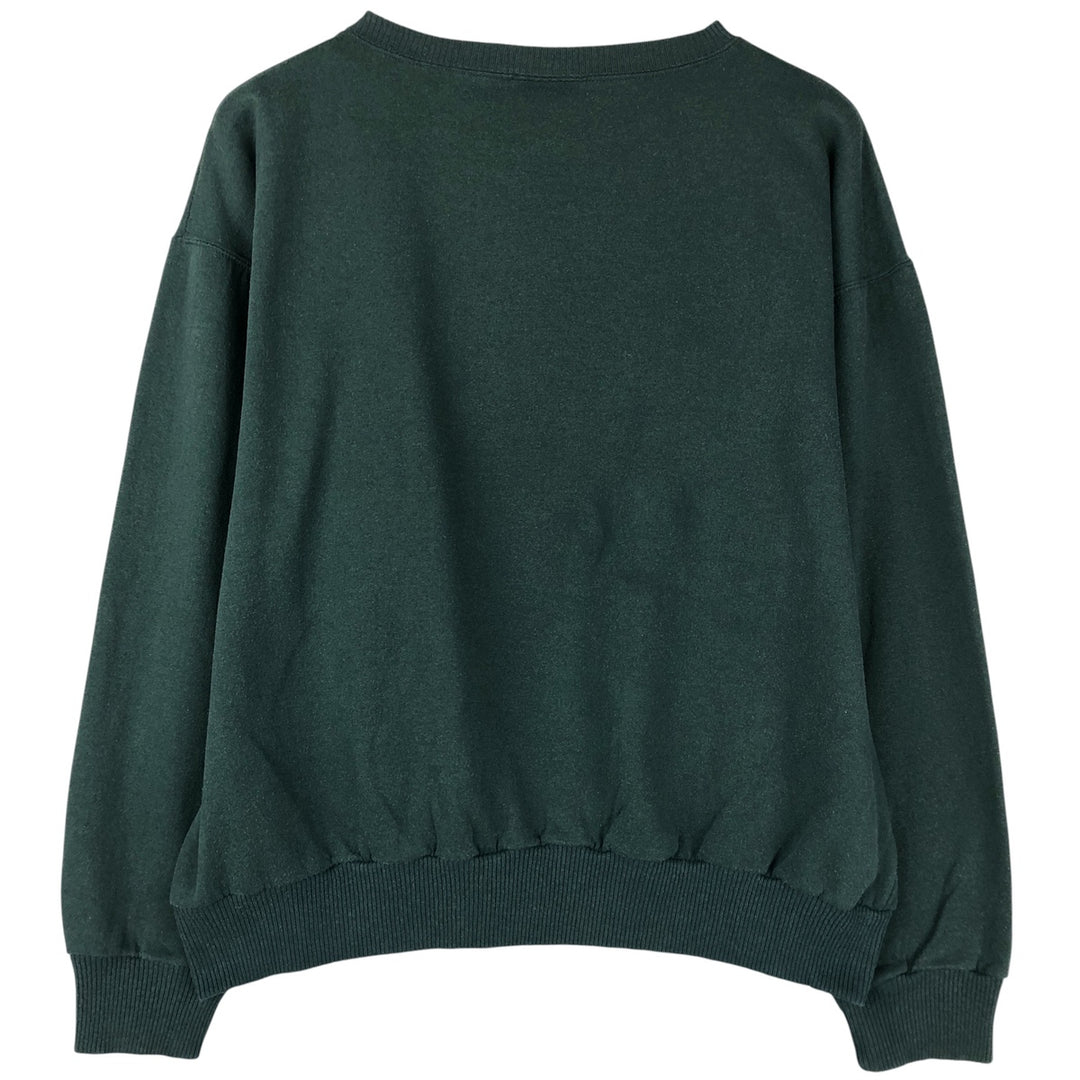 Vintage Ash Creek fish and animal print sweatshirt from the 1990s, made in Canada, size L. cotton Green type dark green Vintage Second Hand