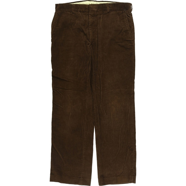 Vintage men's corduroy pants, size W34 cotton brown type Vintage Second Hand