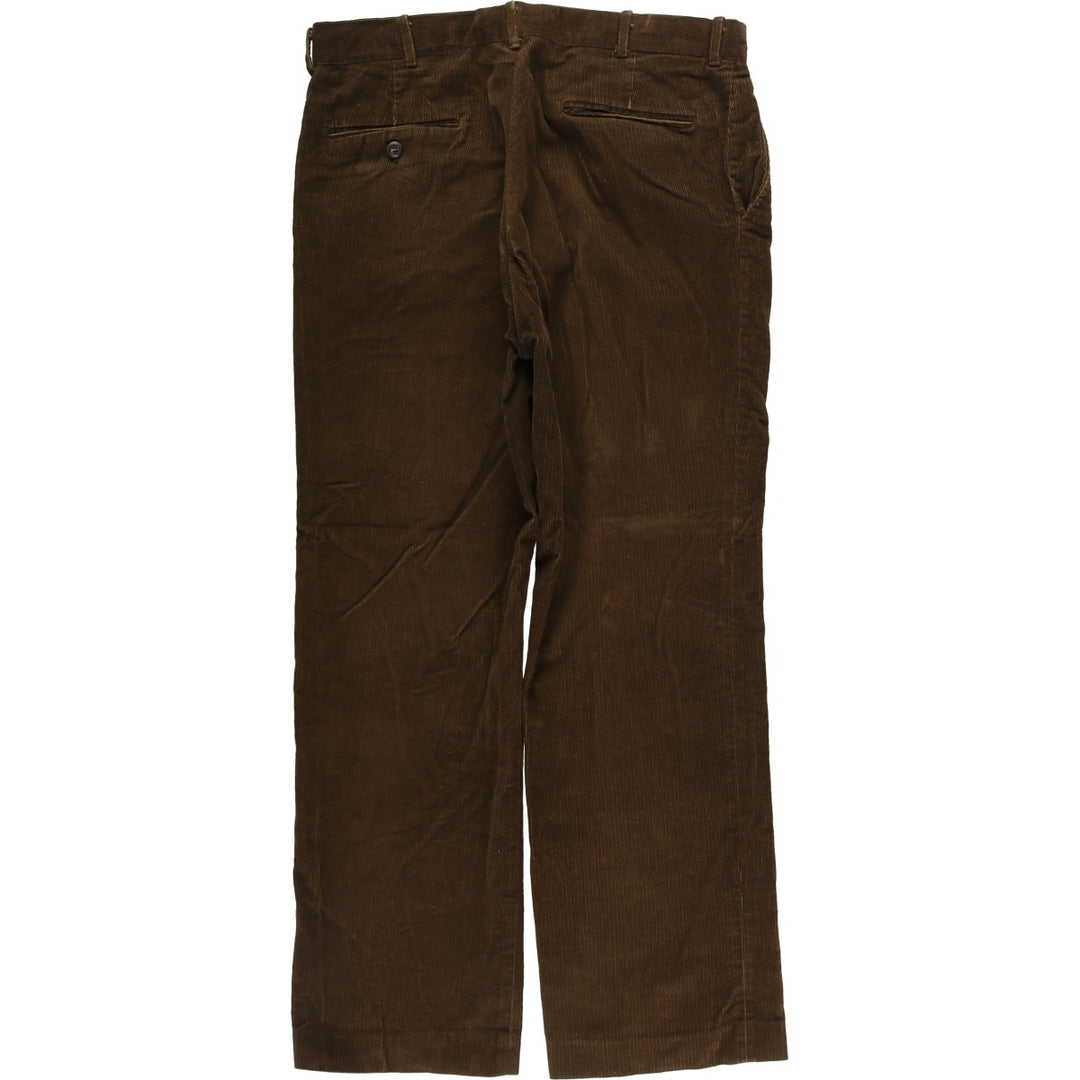 Vintage men's corduroy pants, size W34 cotton brown type Vintage Second Hand