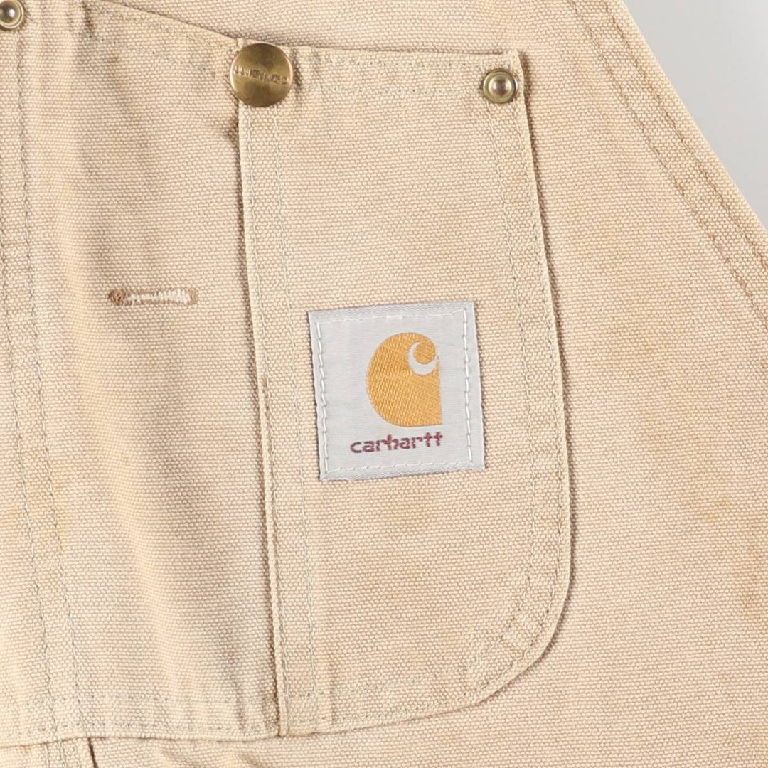 Carhartt Double Knee Duck Overalls for Men (W39) unclear Beige type Vintage Second Hand