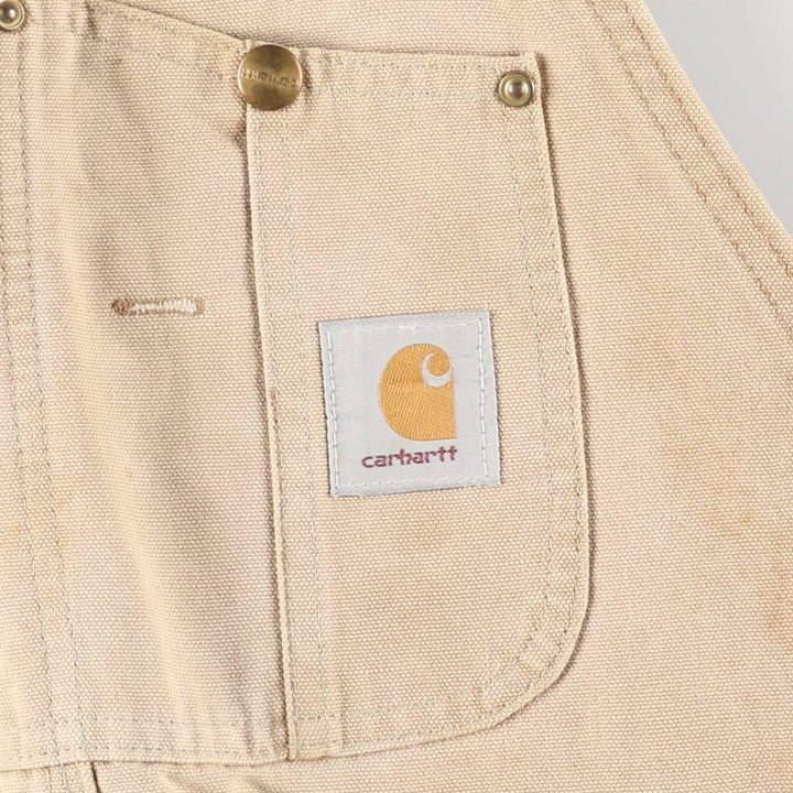 Carhartt Double Knee Duck Overalls for Men (W39) unclear Beige type Vintage Second Hand
