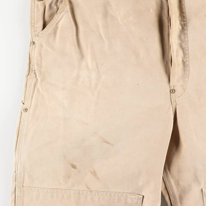 Carhartt Double Knee Duck Overalls for Men (W39) unclear Beige type Vintage Second Hand