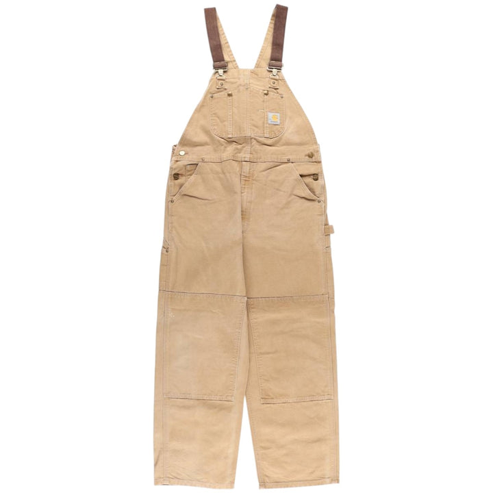 Carhartt Double Knee Duck Overalls for Men (W37 equivalent) unclear brown type Vintage Second Hand