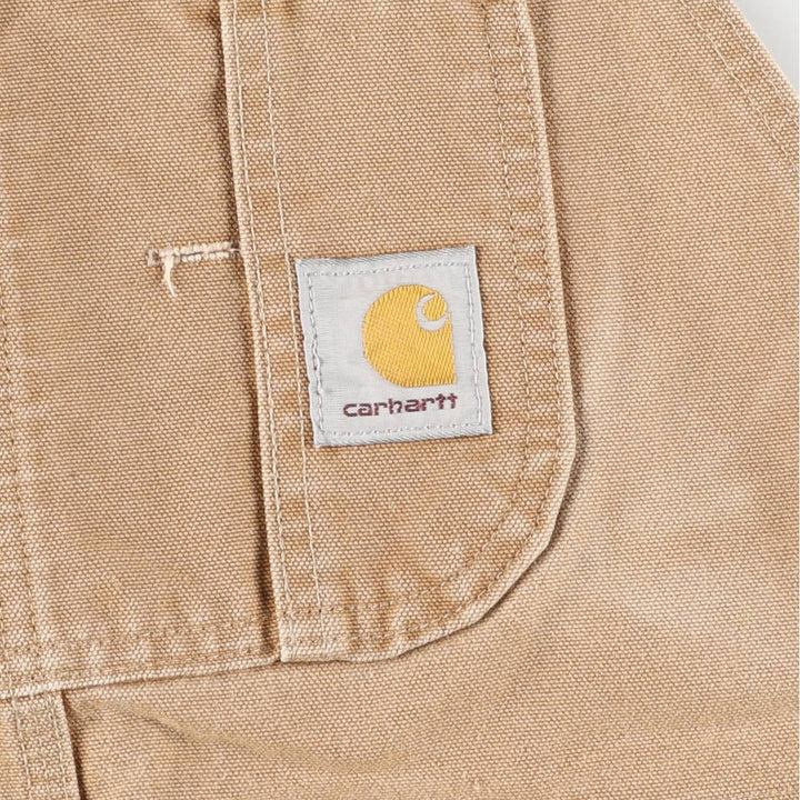 Carhartt Double Knee Duck Overalls for Men (W37 equivalent) unclear brown type Vintage Second Hand