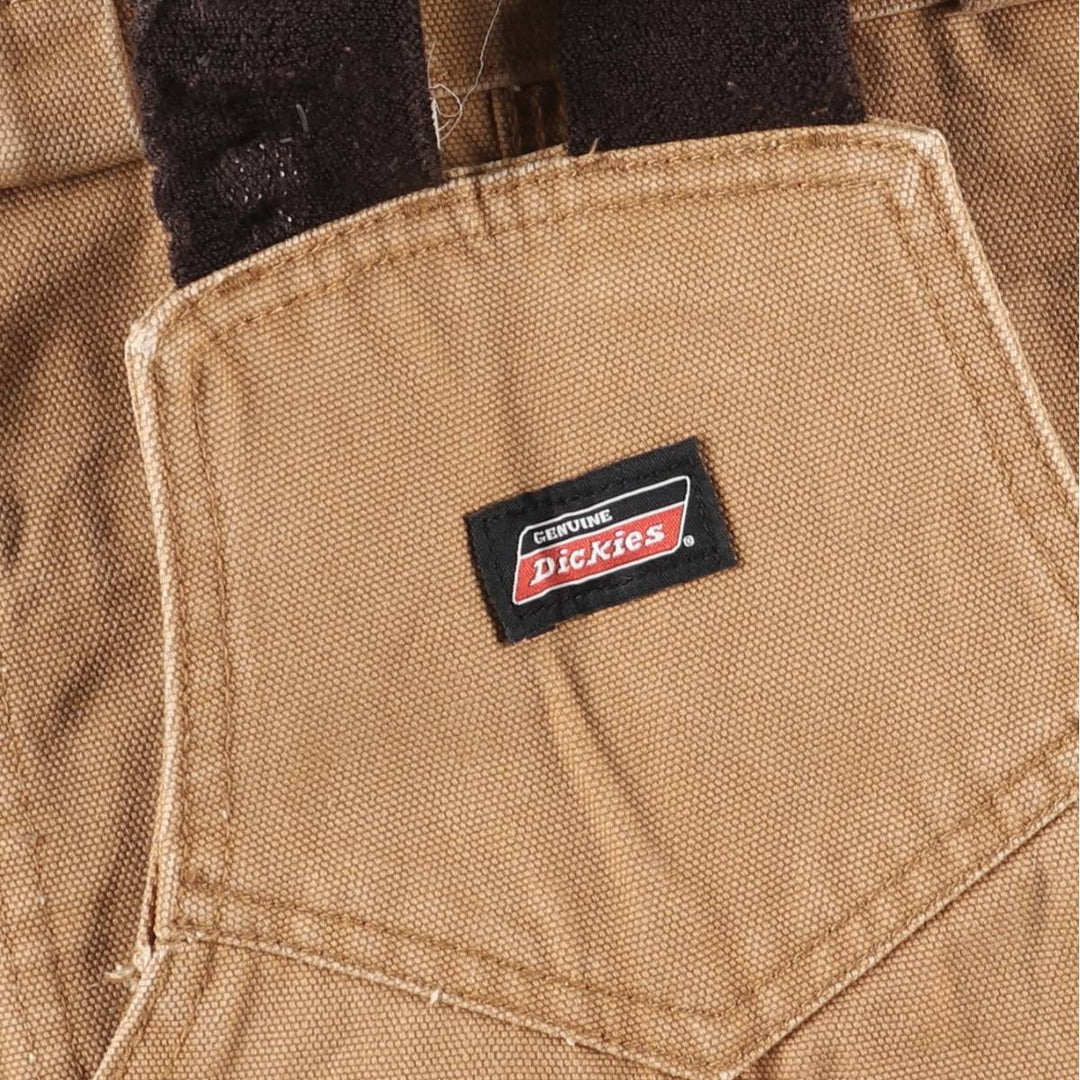 Dickies Duck Overalls Men's Size W36 cotton brown type Vintage Second Hand