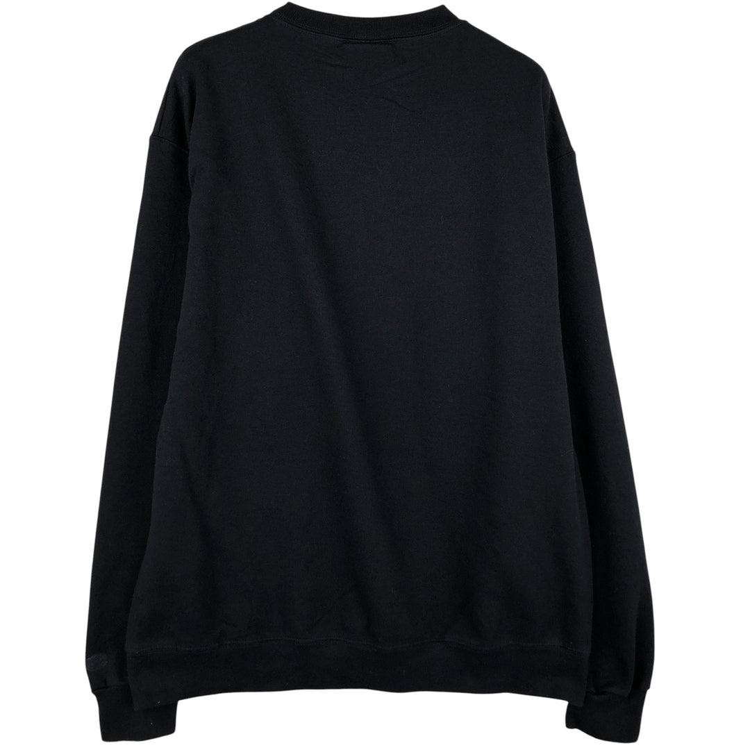 Champion Authentic Athleticswear Printed Sweatshirt, Men's Size L cotton black type Vintage Second Hand