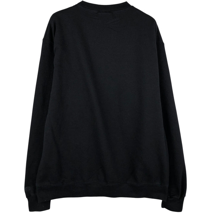 Champion Authentic Athleticswear Printed Sweatshirt, Men's Size L cotton black type Vintage Second Hand