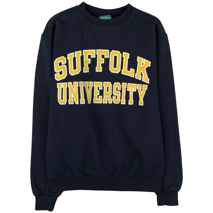 2000'S Champion ECO FLEECE College Sweatshirt, Men's Size Small unclear navy blue type Vintage Second Hand