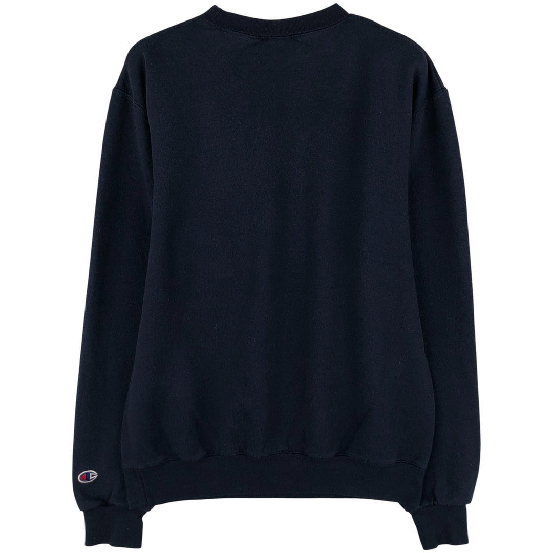 2000'S Champion ECO FLEECE College Sweatshirt, Men's Size Small unclear navy blue type Vintage Second Hand