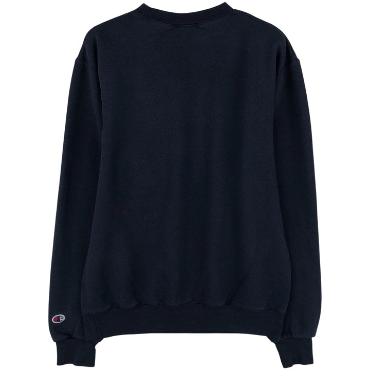 2000'S Champion ECO FLEECE College Sweatshirt, Men's Size Small unclear navy blue type Vintage Second Hand