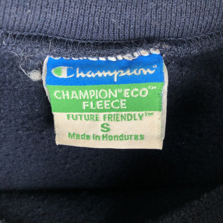 2000'S Champion ECO FLEECE College Sweatshirt, Men's Size Small unclear navy blue type Vintage Second Hand