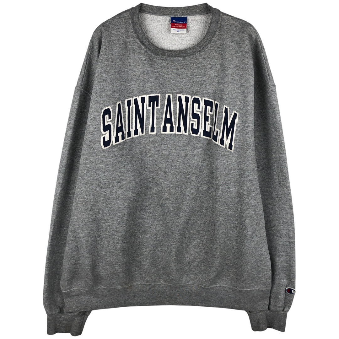 2000'S Champion Authentic Athletic Apparel College Sweatshirt, Men's Size XL unclear gray type Vintage Second Hand