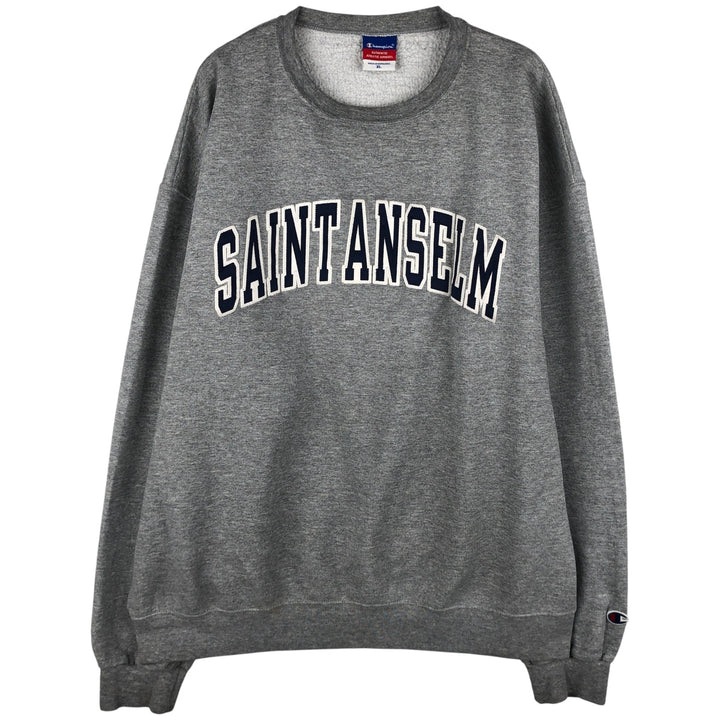 2000'S Champion Authentic Athletic Apparel College Sweatshirt, Men's Size XL unclear gray type Vintage Second Hand