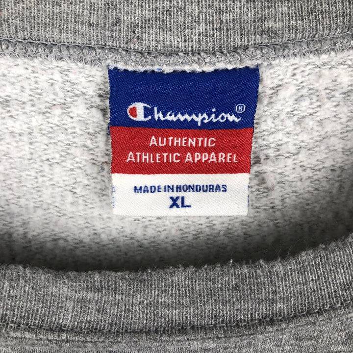 2000'S Champion Authentic Athletic Apparel College Sweatshirt, Men's Size XL unclear gray type Vintage Second Hand