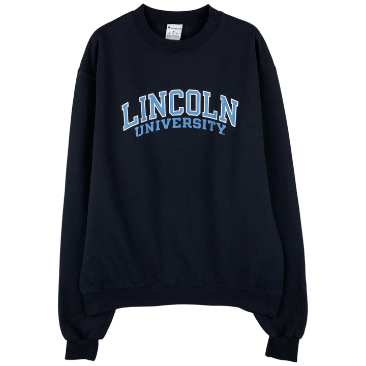 Champion College Sweatshirt, Men's Size M cotton navy blue type Vintage Second Hand