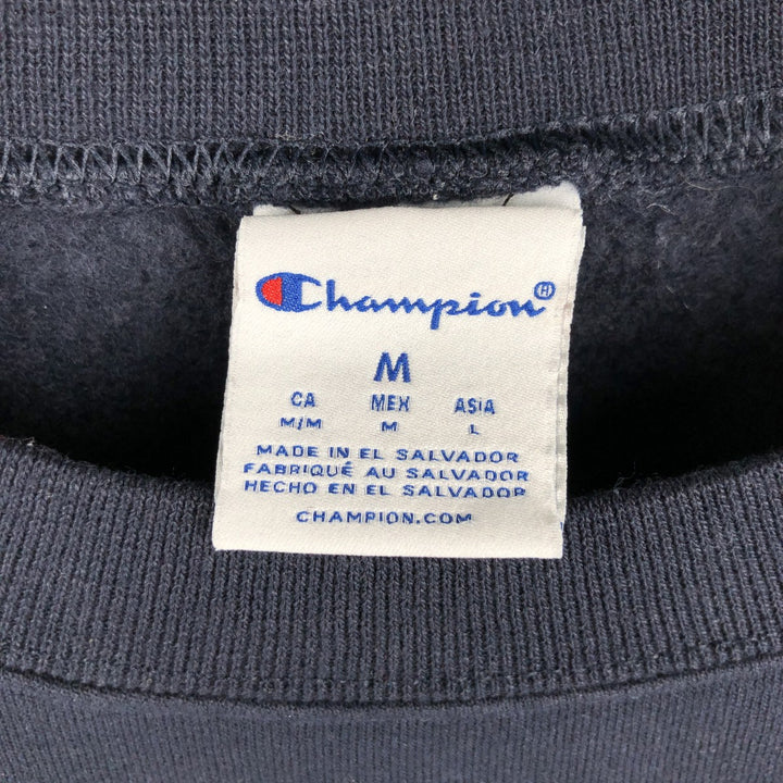 Champion College Sweatshirt, Men's Size M cotton navy blue type Vintage Second Hand