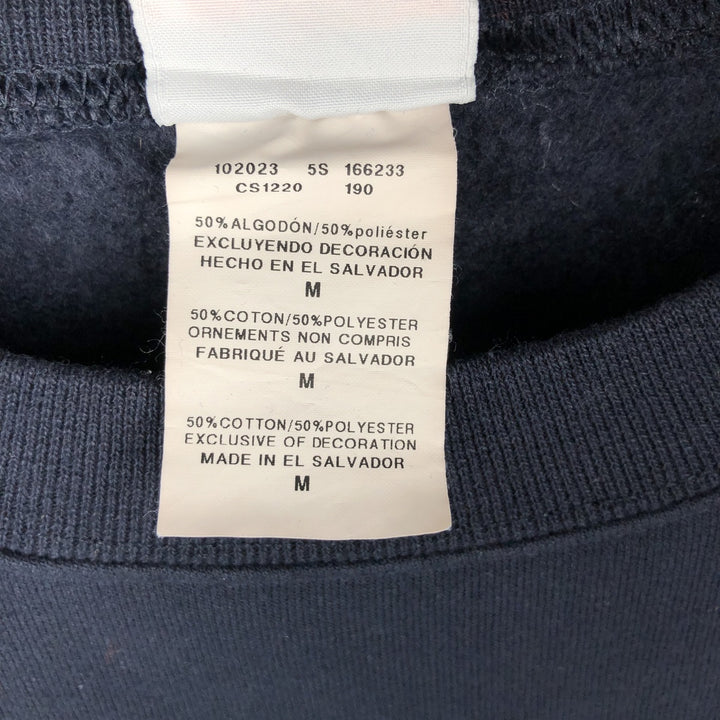Champion College Sweatshirt, Men's Size M cotton navy blue type Vintage Second Hand