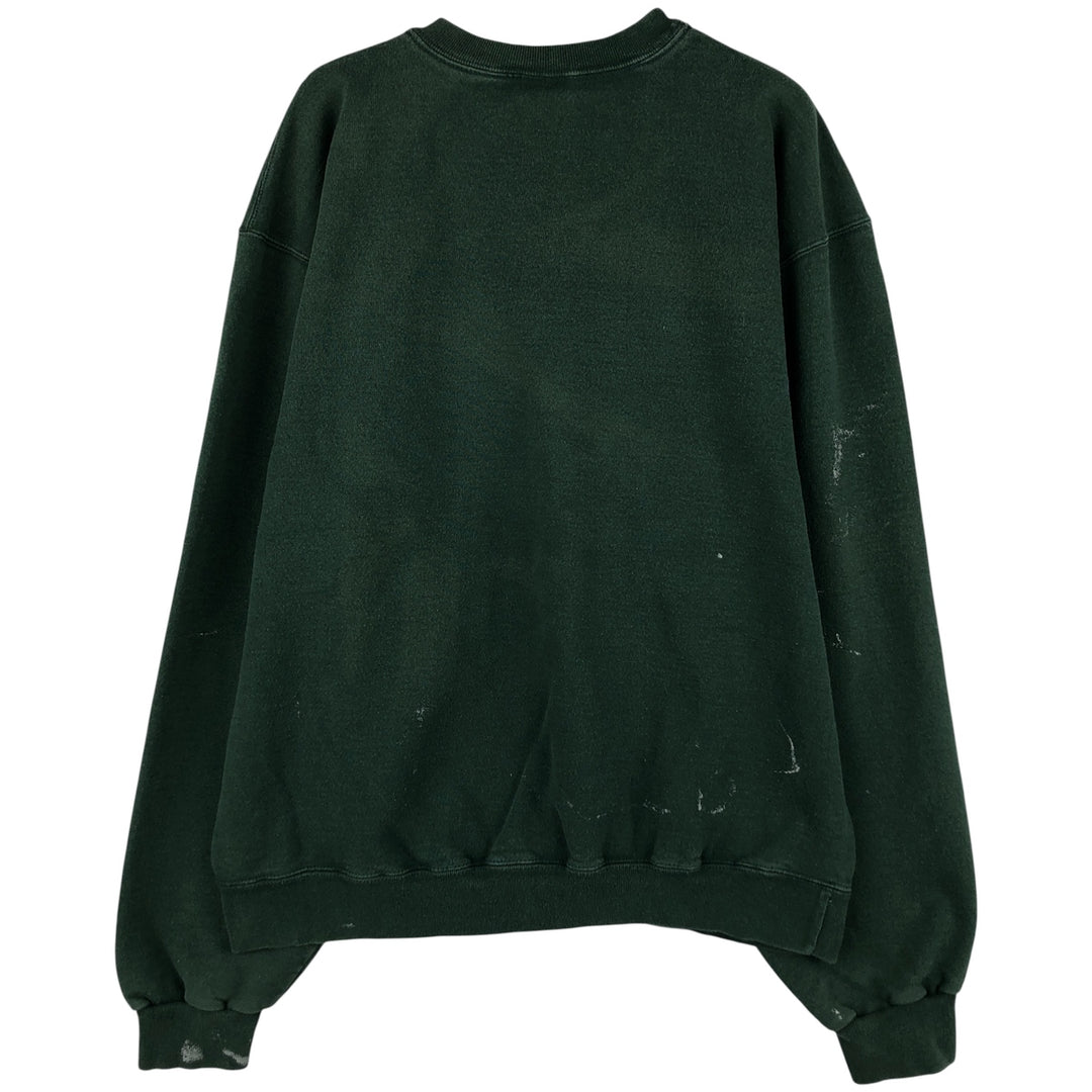 2000'S Champion Authentic Athletic Apparel sweatshirt, men's size L cotton green type Vintage Second Hand
