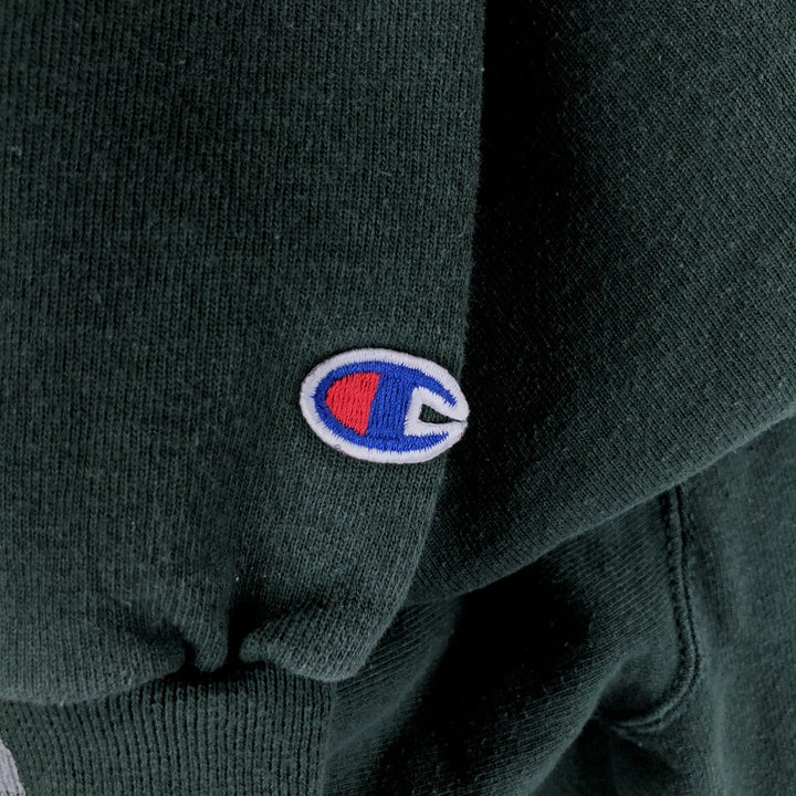 2000'S Champion Authentic Athletic Apparel sweatshirt, men's size L cotton green type Vintage Second Hand
